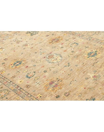 Tappeto Malka Pakistan marrone azzurro 171x230