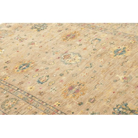 Tappeto Malka Pakistan marrone azzurro 171x230