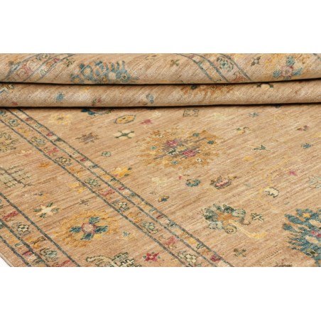 Tappeto Malka Pakistan marrone azzurro 171x230