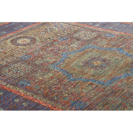 Tappeto Mamlouk Pakistan azzurro marrone 175x240