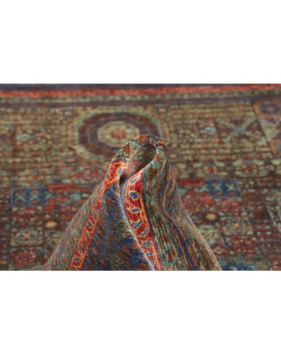 Tappeto Mamlouk Pakistan azzurro marrone 175x240