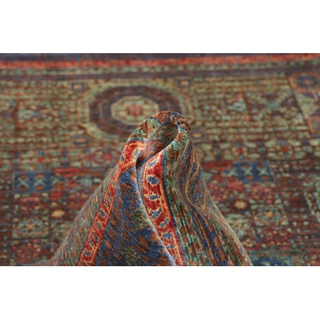 Tappeto Mamlouk Pakistan azzurro marrone 175x240