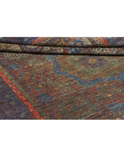 Tappeto Mamlouk Pakistan azzurro marrone 175x240