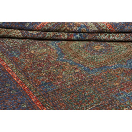 Tappeto Mamlouk Pakistan azzurro marrone 175x240