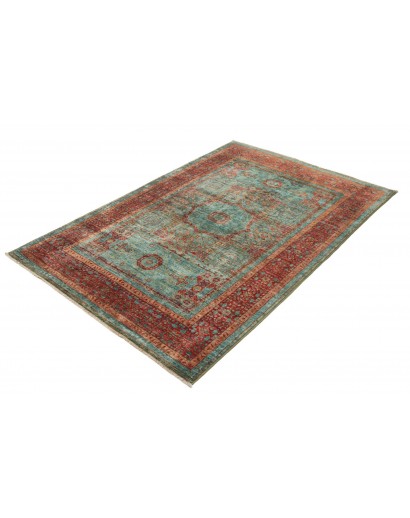 Tappeto Mamlouk Pakistan azzurro grigio 124x182