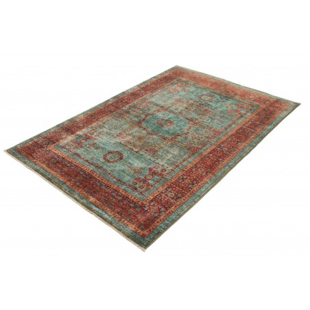 Tappeto Mamlouk Pakistan azzurro grigio 124x182