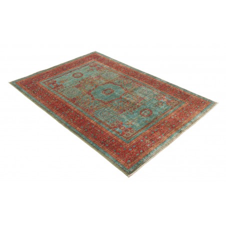 Tappeto Mamlouk Pakistan azzurro grigio 124x182