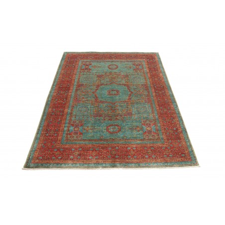 Tappeto Mamlouk Pakistan azzurro grigio 124x182
