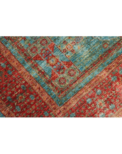 Tappeto Mamlouk Pakistan azzurro grigio 124x182