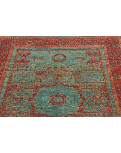 Tappeto Mamlouk Pakistan azzurro grigio 124x182