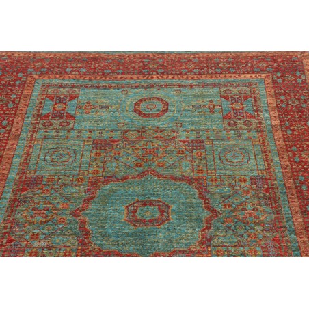 Tappeto Mamlouk Pakistan azzurro grigio 124x182