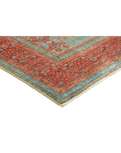 Tappeto Mamlouk Pakistan azzurro marrone 126x182
