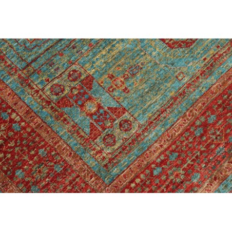 Tappeto Mamlouk Pakistan azzurro marrone 126x182
