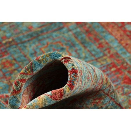 Tappeto Mamlouk Pakistan azzurro marrone 126x182