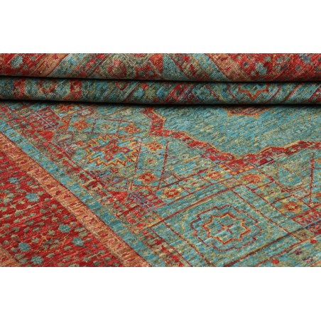 Tappeto Mamlouk Pakistan azzurro marrone 126x182