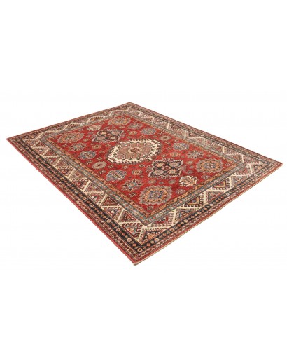 Tappeto Kazak Fine Pakistan marrone giallo 168x222