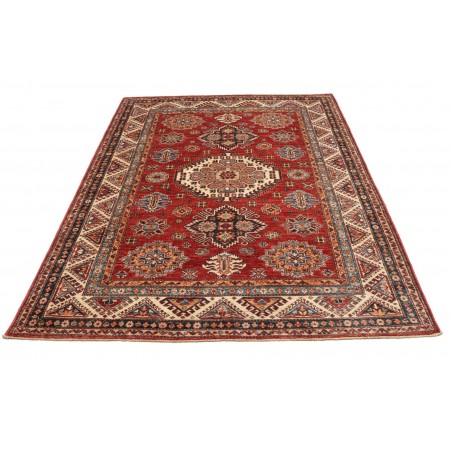 Tappeto Kazak Fine Pakistan marrone giallo 168x222