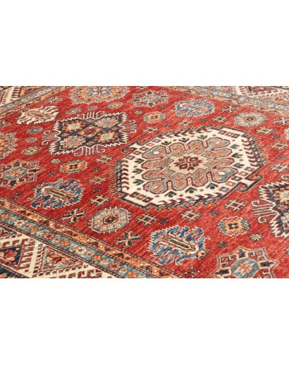 Tappeto Kazak Fine Pakistan marrone giallo 168x222