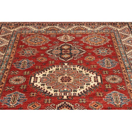 Tappeto Kazak Fine Pakistan marrone giallo 168x222