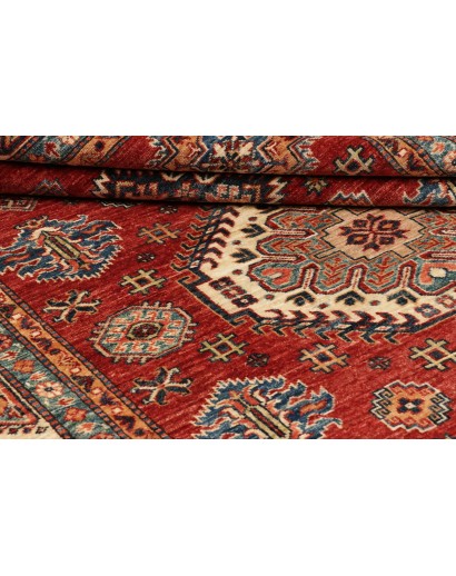 Tappeto Kazak Fine Pakistan marrone giallo 168x222