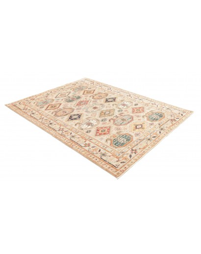 Tappeto Kazak Fine Pakistan marrone azzurro 167x218