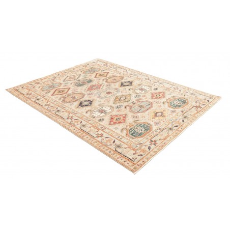 Tappeto Kazak Fine Pakistan marrone azzurro 167x218
