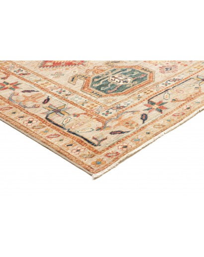 Tappeto Kazak Fine Pakistan marrone azzurro 167x218