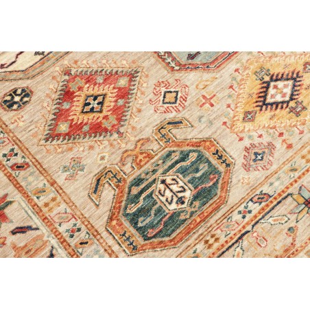 Tappeto Kazak Fine Pakistan marrone azzurro 167x218