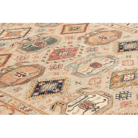 Tappeto Kazak Fine Pakistan marrone azzurro 167x218