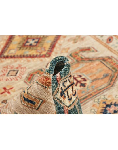 Tappeto Kazak Fine Pakistan marrone azzurro 167x218