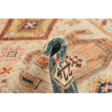 Tappeto Kazak Fine Pakistan marrone azzurro 167x218