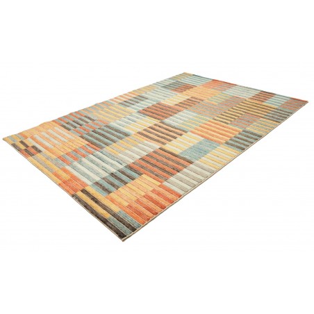 Tappeto Barjesta Pakistan marrone giallo 202x286