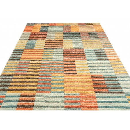 Tappeto Barjesta Pakistan marrone giallo 202x286