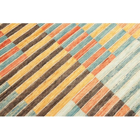 Tappeto Barjesta Pakistan marrone giallo 202x286