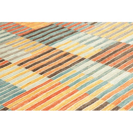 Tappeto Barjesta Pakistan marrone giallo 202x286