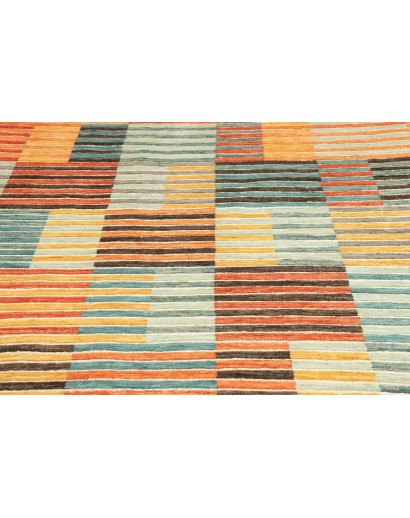 Tappeto Barjesta Pakistan marrone giallo 202x286