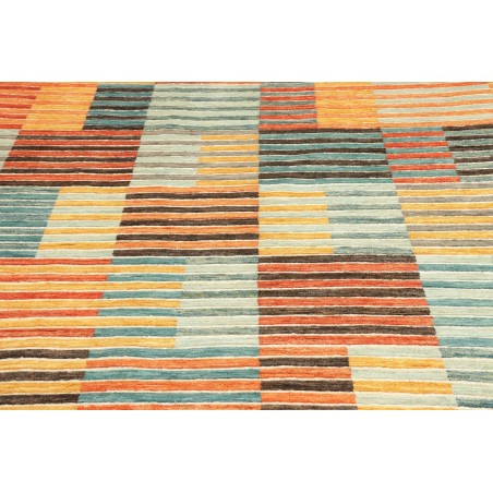 Tappeto Barjesta Pakistan marrone giallo 202x286