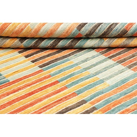 Tappeto Barjesta Pakistan marrone giallo 202x286