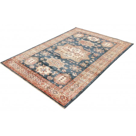 Tappeto Kazak Fine Pakistan marrone grigio 146x207