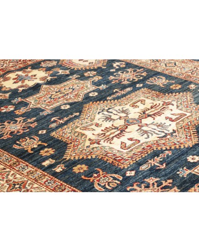 Tappeto Kazak Fine Pakistan marrone grigio 146x207