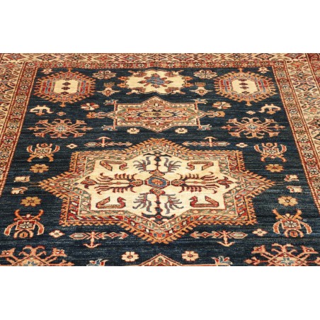 Tappeto Kazak Fine Pakistan marrone grigio 146x207