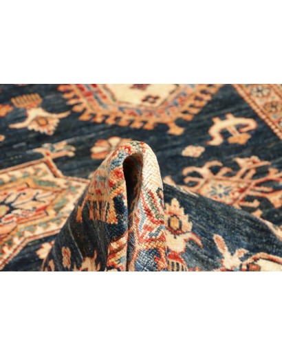 Tappeto Kazak Fine Pakistan marrone grigio 146x207