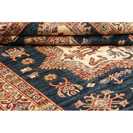 Tappeto Kazak Fine Pakistan marrone grigio 146x207