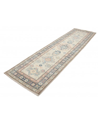 Tappeto Kazak Afghanistan bianco 90x312