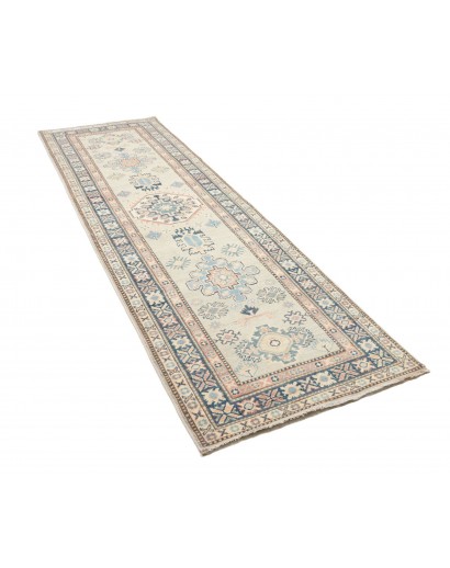 Tappeto Kazak Afghanistan bianco 90x312