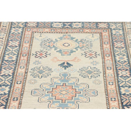 Tappeto Kazak Afghanistan bianco 90x312