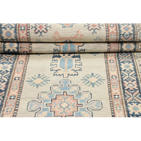 Tappeto Kazak Afghanistan bianco 90x312