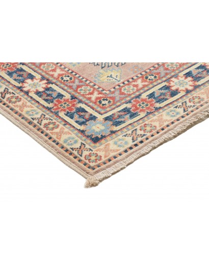 Tappeto Kazak Afghanistan marrone azzurro 81x287