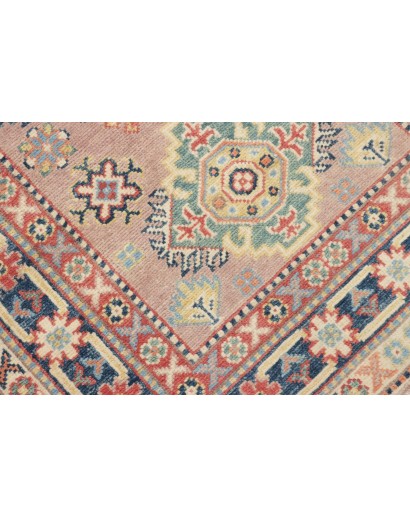 Tappeto Kazak Afghanistan marrone azzurro 81x287