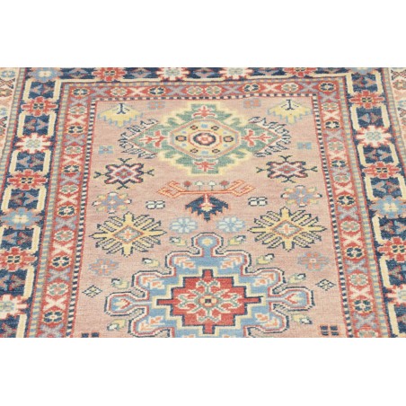 Tappeto Kazak Afghanistan marrone azzurro 81x287